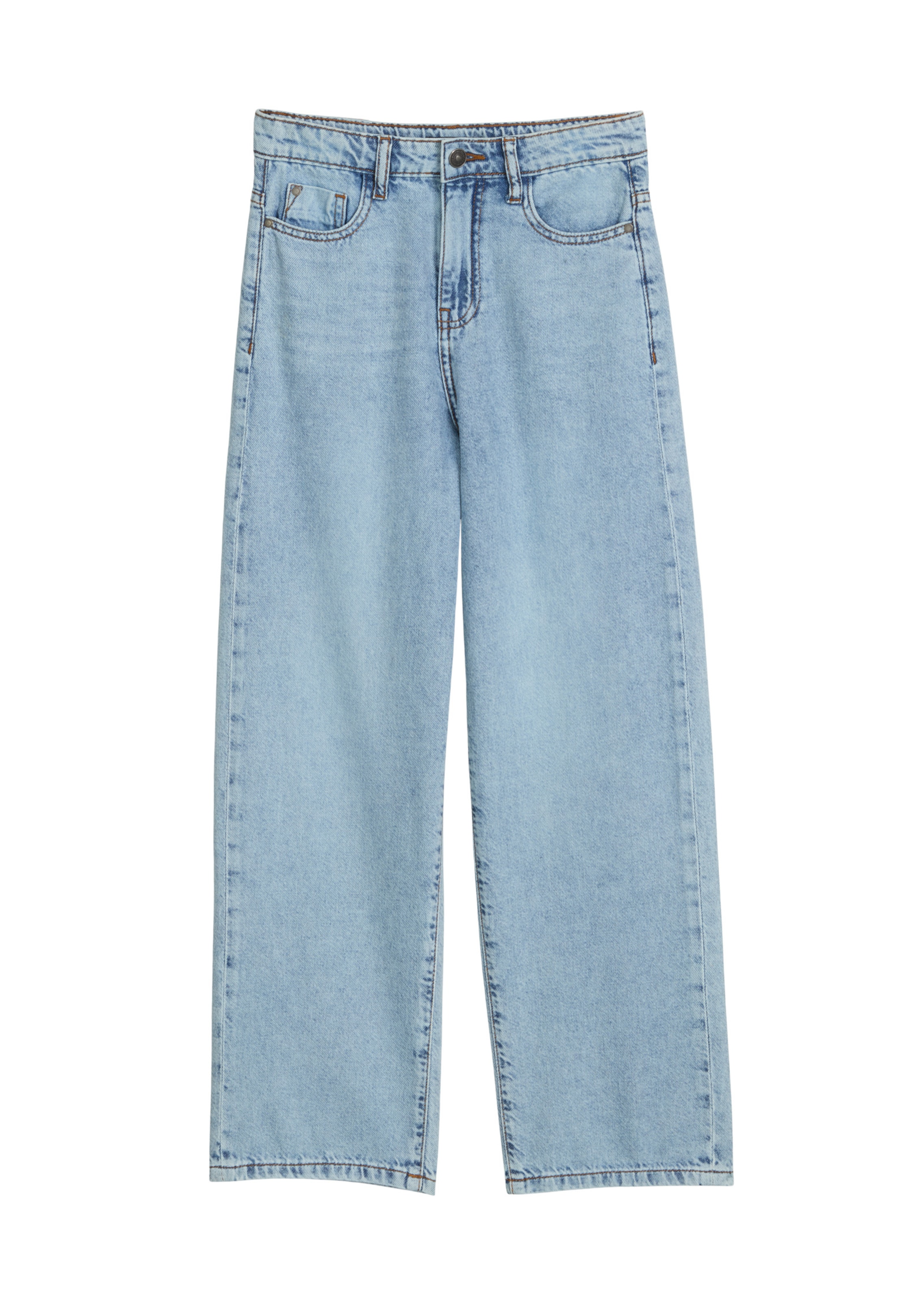 Marc O'Polo Loosefit Jeans in Blauw: voorkant