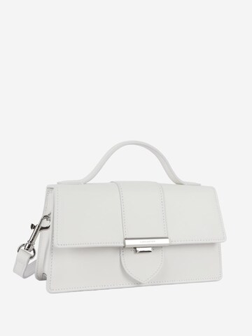 LANCASTER Paris Håndtaske 'Lancaster Sac à main A rabat avec fermoir M Paris Ily Blanc Cassé' i hvid