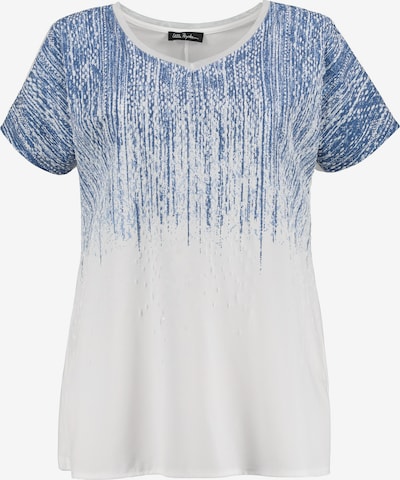 Ulla Popken Camiseta talla grande en azul / blanco, Vista del producto