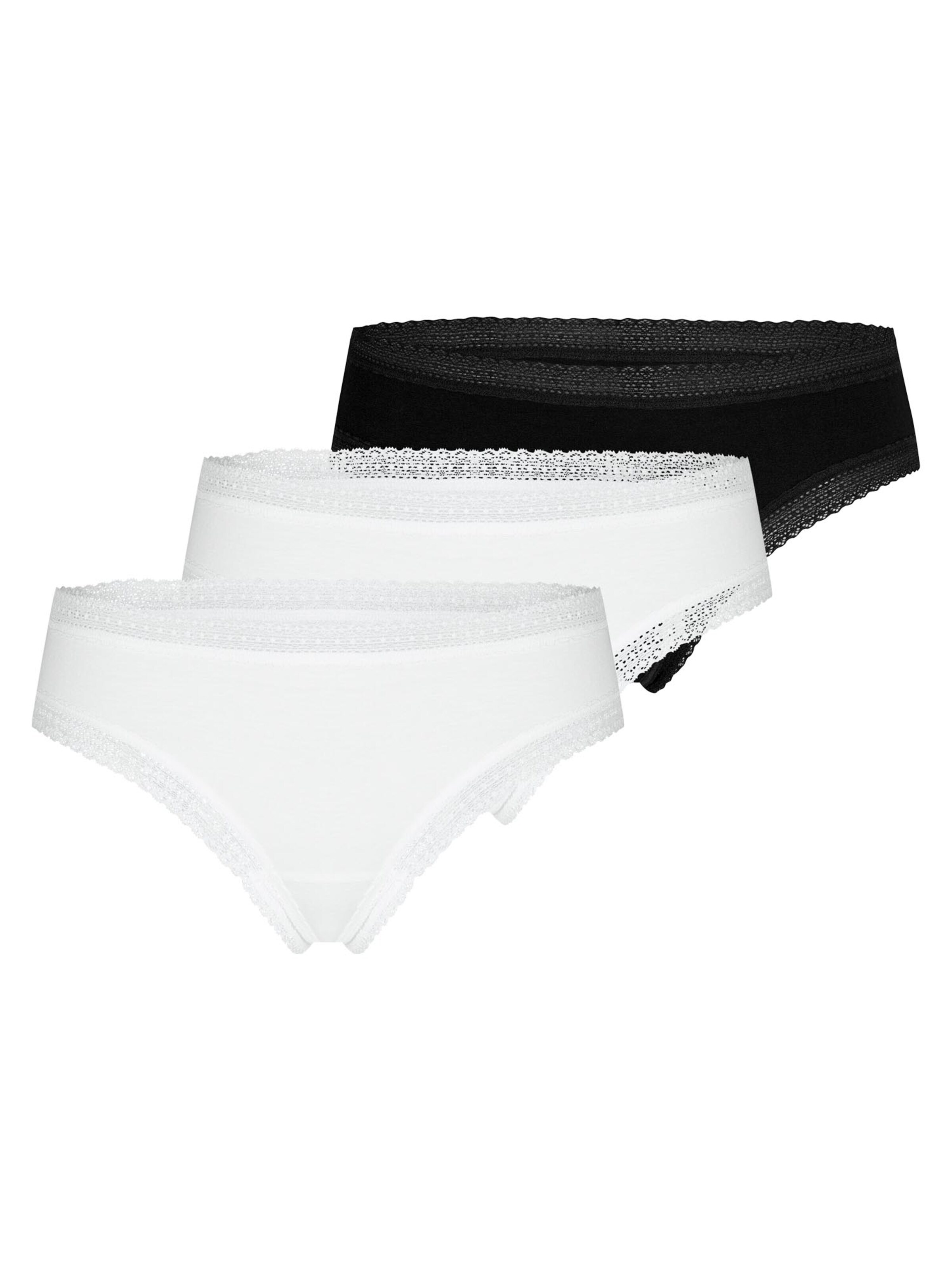Mey Boyshorts 'Modal Lace' in Silver: front