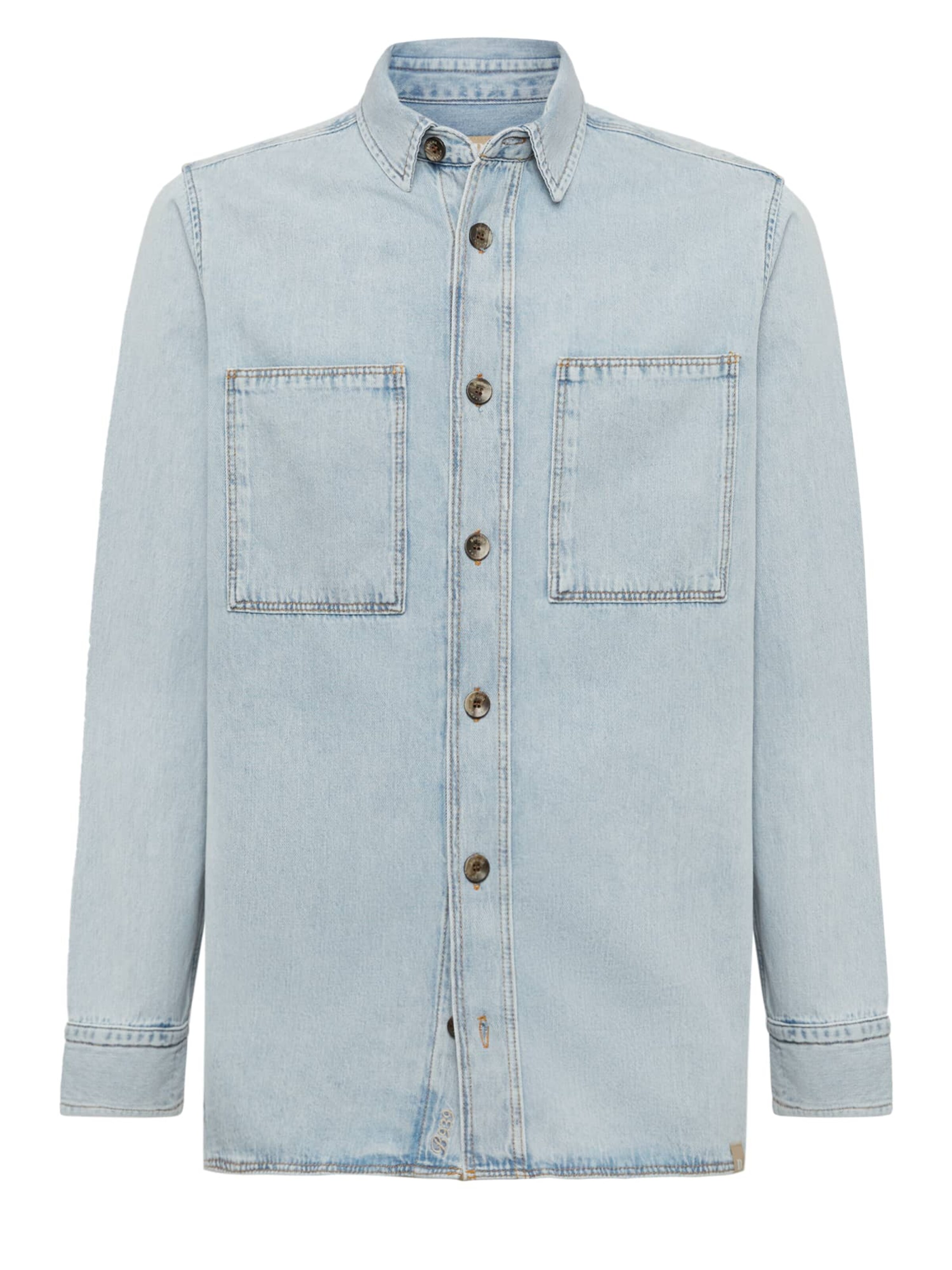 Regular fit Camicia di Boggi Milano in blu: frontale