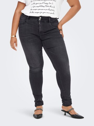 ONLY Carmakoma - Skinny Vaquero en negro