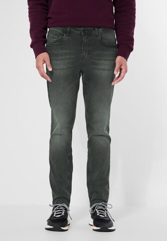 Street One MEN Regular Jeans in Grey: front