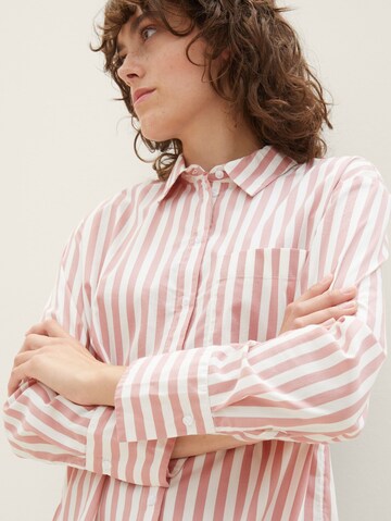 TOM TAILOR Blouse in Pink