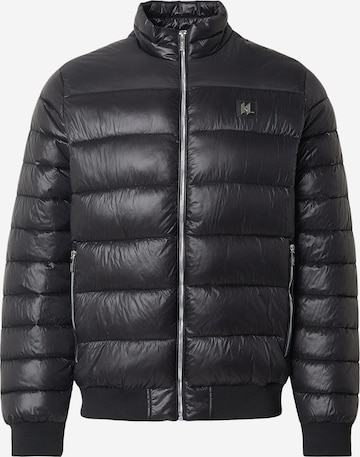 juoda Karl Lagerfeld Žieminė striukė: priekis