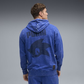 PUMA Hoodie 'PUMA x SONIC THE HEDGEHOG' in Blau