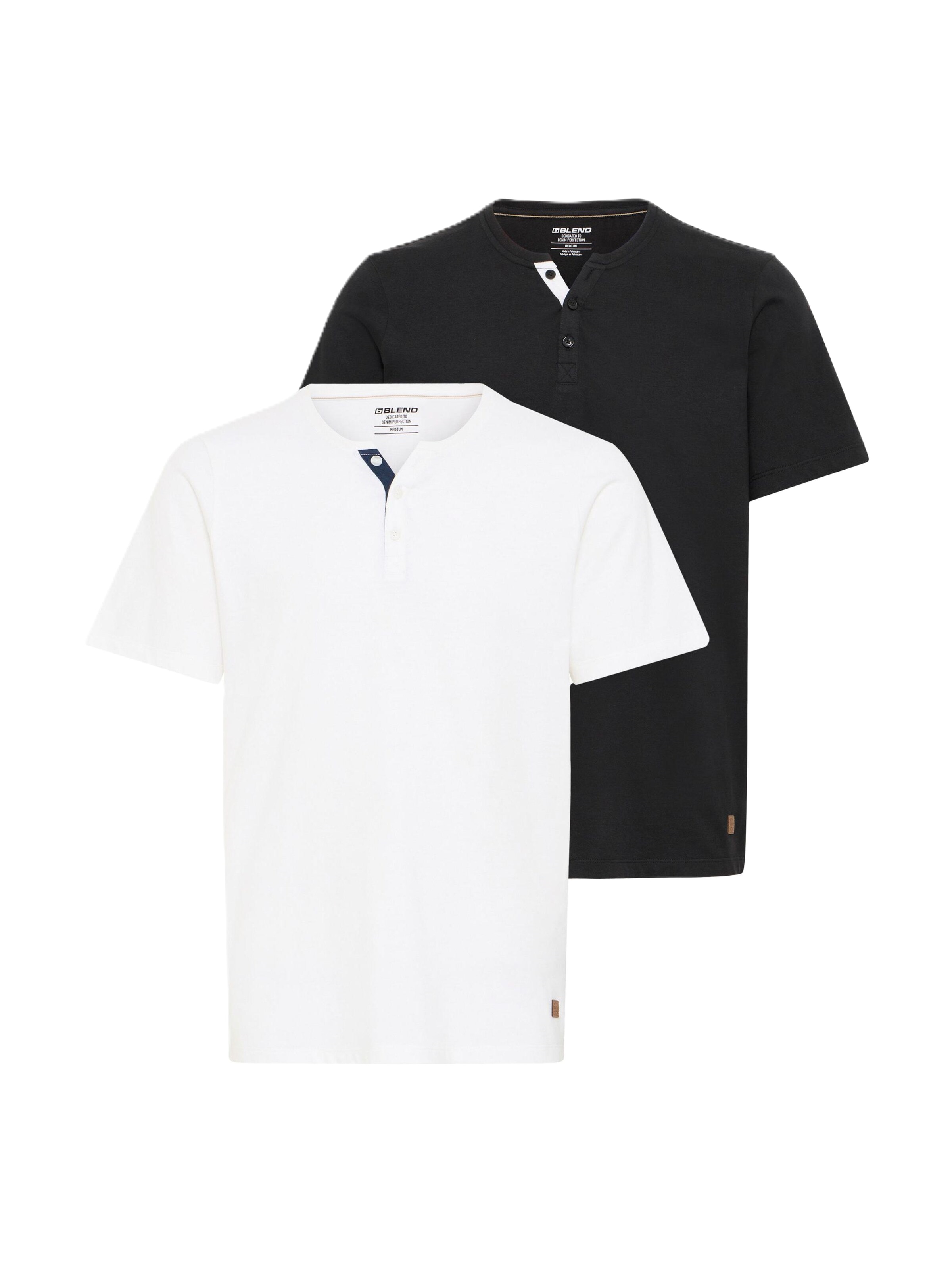 BLEND Shirt 'HOLEY' in Schwarz: Vorderseite