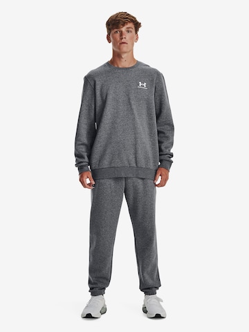 UNDER ARMOUR Sportsweatshirt 'Essential' in Grau