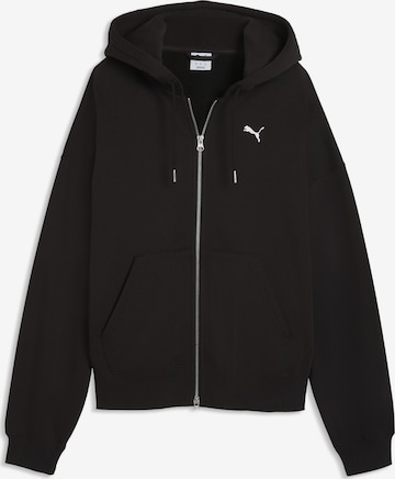 PUMA Sweatjacke in Schwarz: Vorderseite