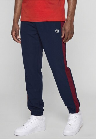 Sergio Tacchini - Tapered Calças em azul: frente