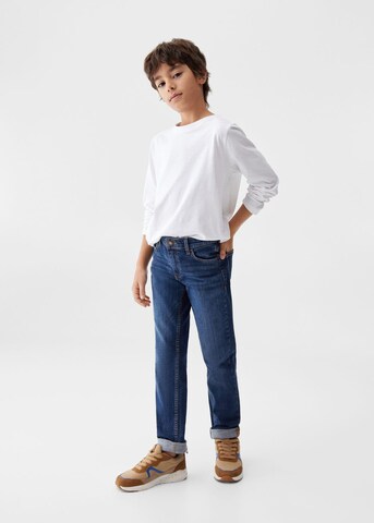 MANGO KIDS Regular Jeans in Blauw