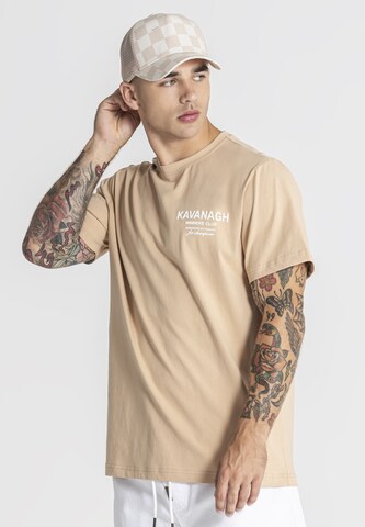 T-Shirt 'The Club' Gianni Kavanagh en beige
