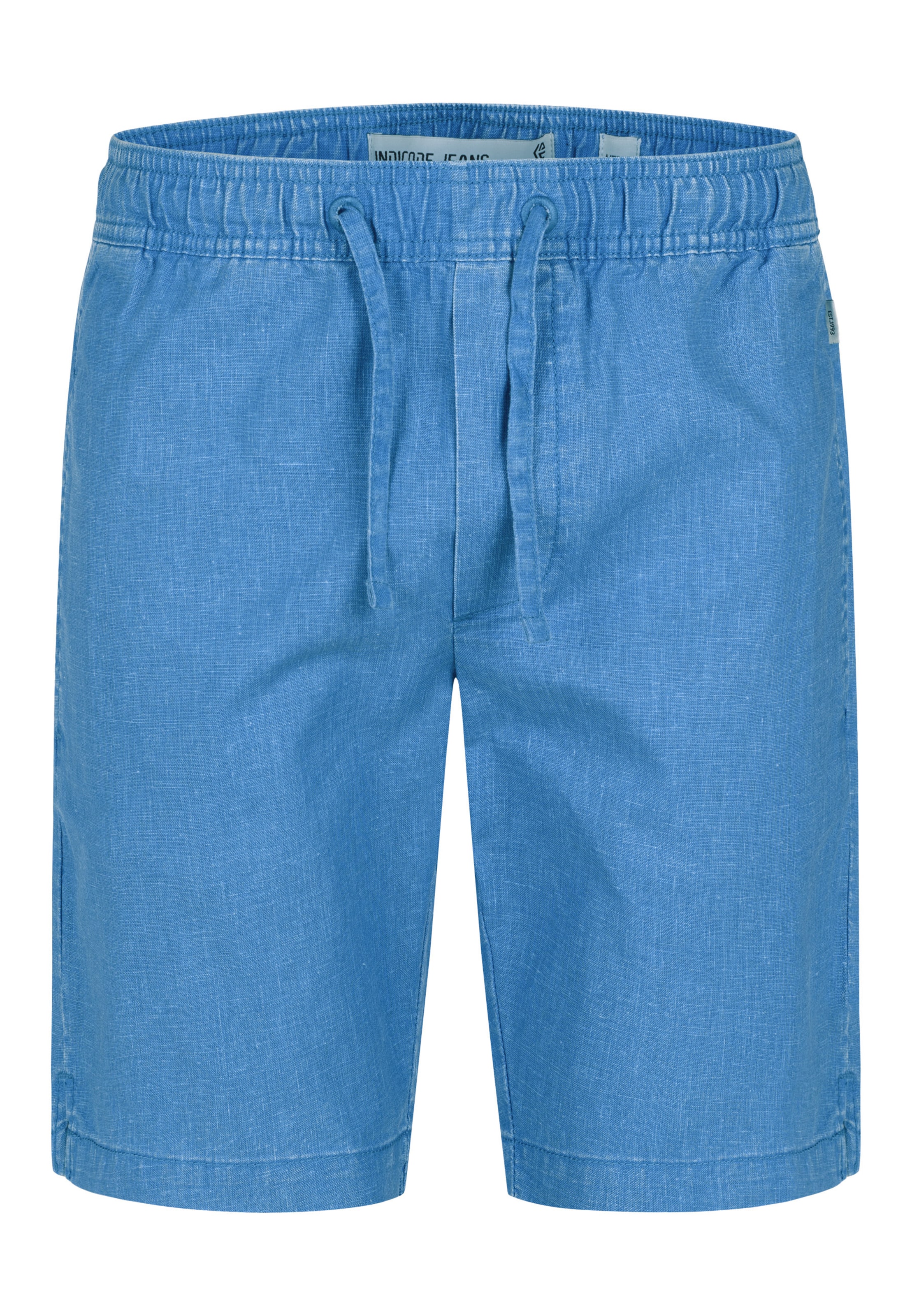 INDICODE JEANS Chino trousers 'Corry' in Blue: front