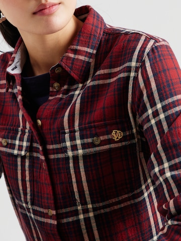 Superdry Bluse in Rot