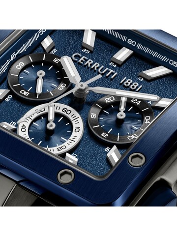 Montre à affichage analogique 'Odissea' CERRUTI 1881 en bleu