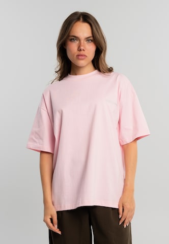 Another Cotton Lab T-Shirt 'Post Pilates' in Pink