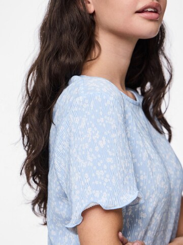 Maglietta 'PCFlora' di PIECES in blu