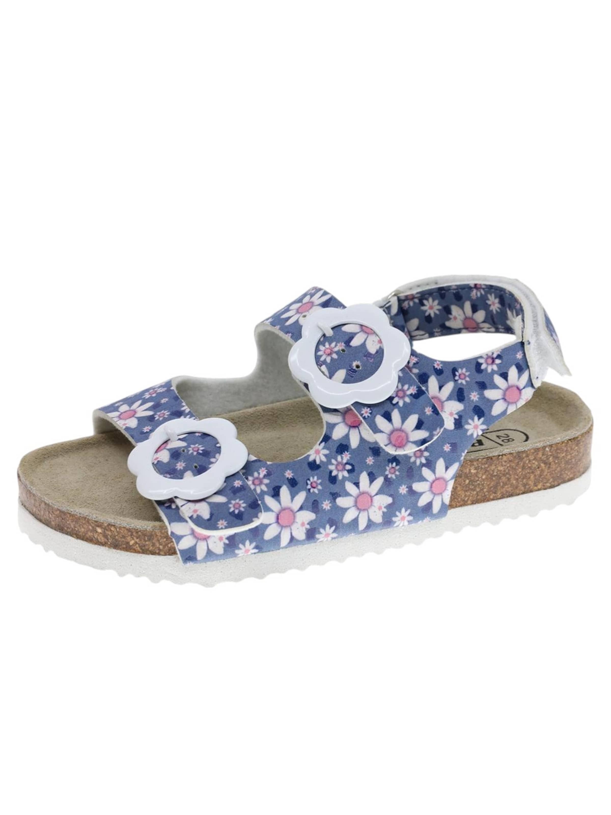 Beppi Sandals in Blue: front