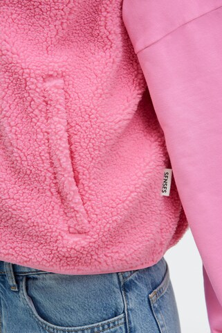 SENSES.THE LABEL Knitted Vest in Pink