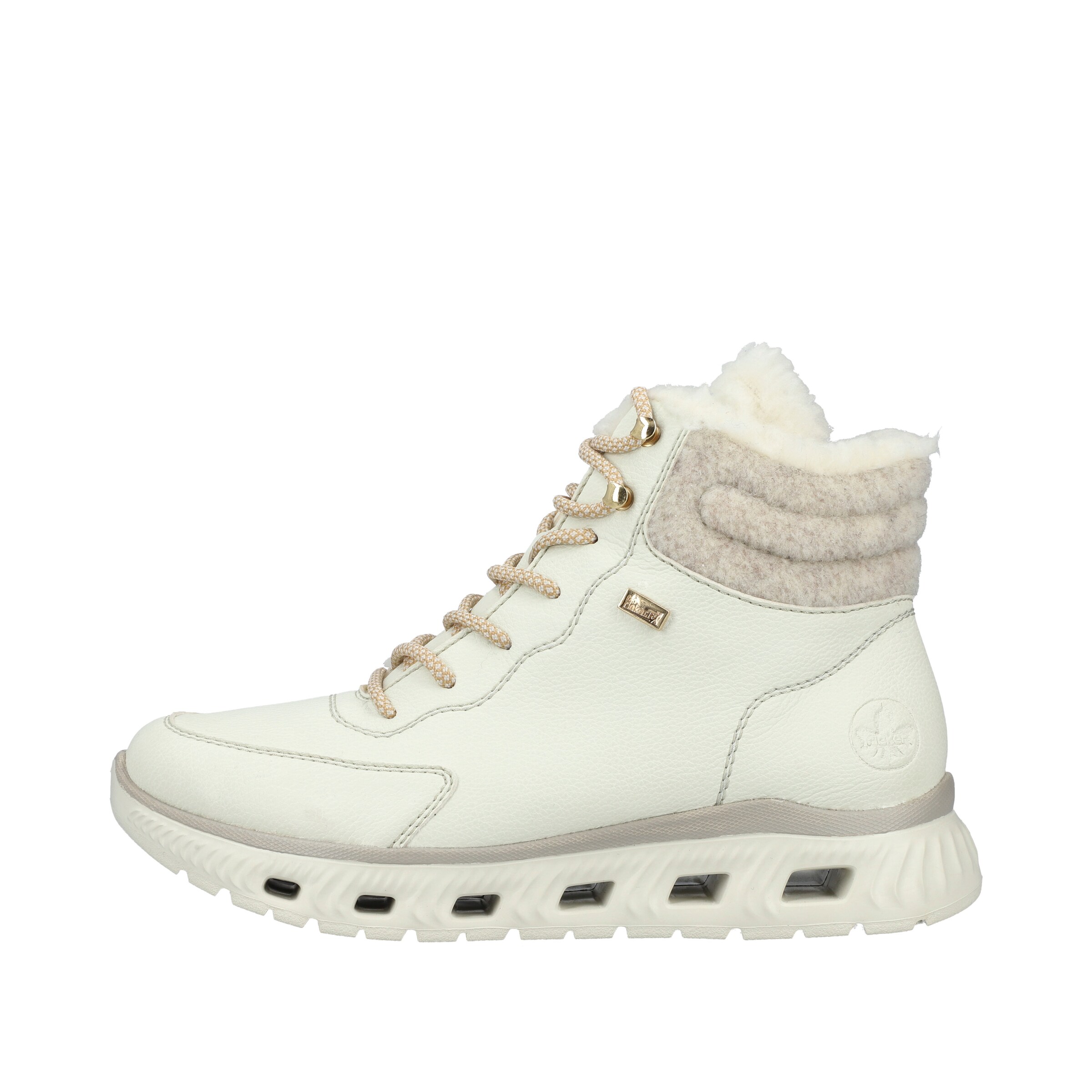 Rieker - Botim com fivela em branco