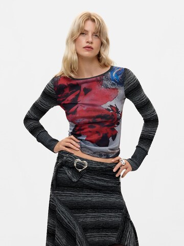 Desigual Tričko – černá: přední strana