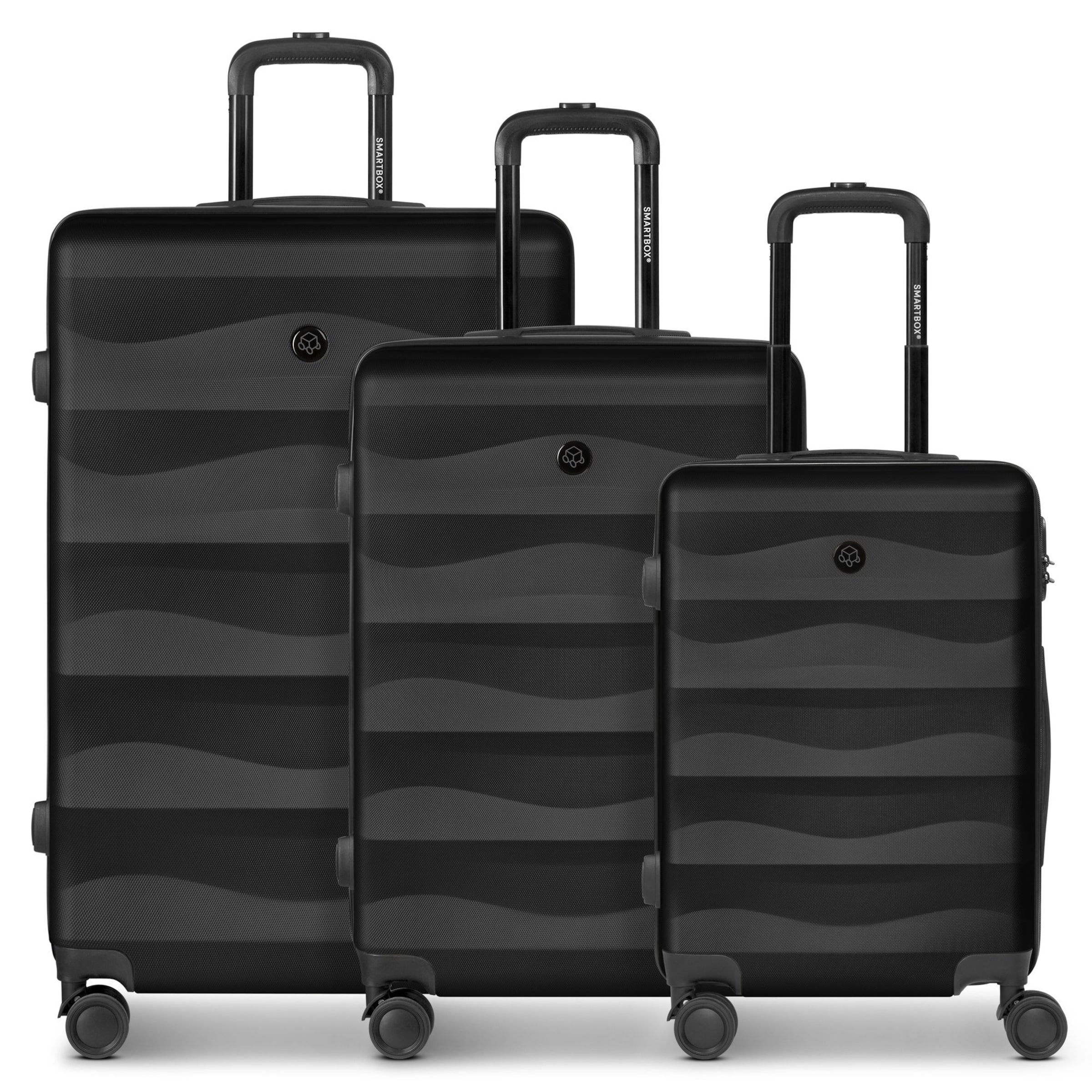 Smartbox Kofferset in Schwarz: Vorderseite