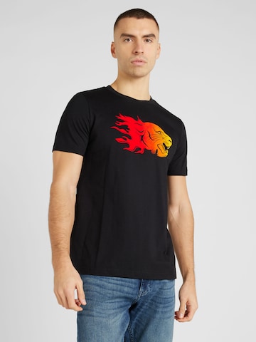 Tricou de la ANTONY MORATO pe negru: față