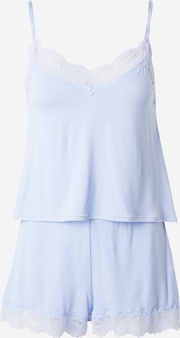 mėlyna Hunkemöller Pižama su šortais 'Nana': priekis