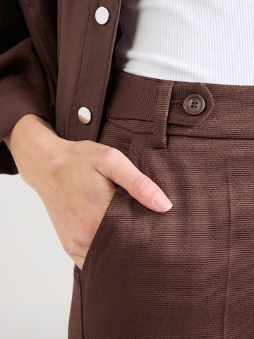 Loosefit Pantalon à plis MORE & MORE en marron