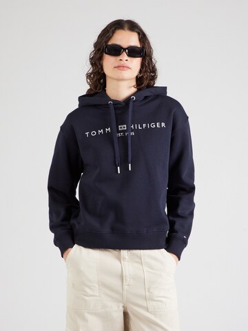 Sweat-shirt TOMMY HILFIGER en bleu : devant