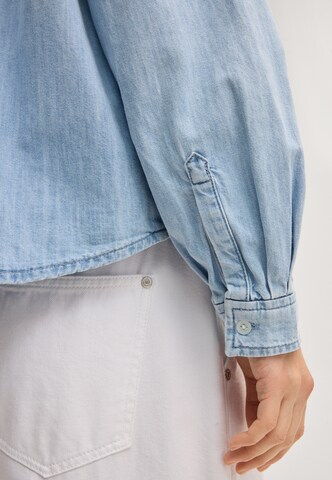 JOOP! Blouse 'Urmina' in Blauw