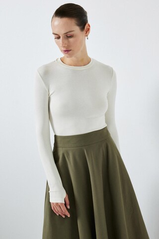 Touche Prive Shirt body in Beige: voorkant