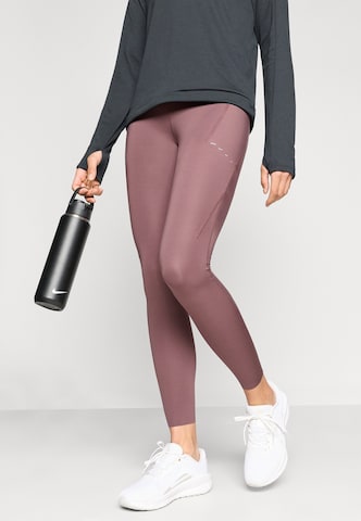 purpurinė NIKE Siauras Sportinės kelnės 'SWIFT'