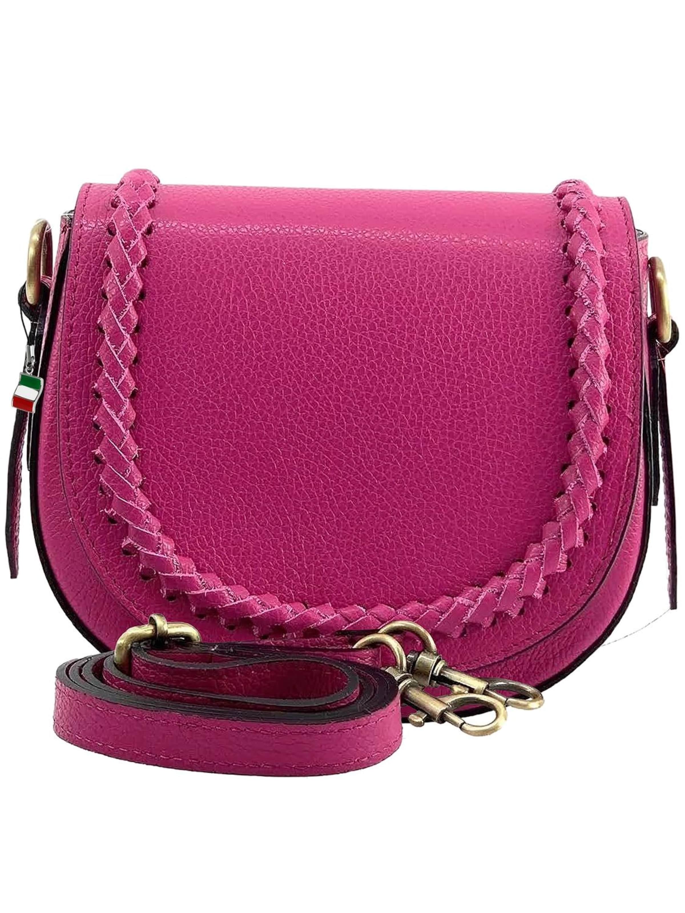 Sac bandoulière Florence en rose : devant