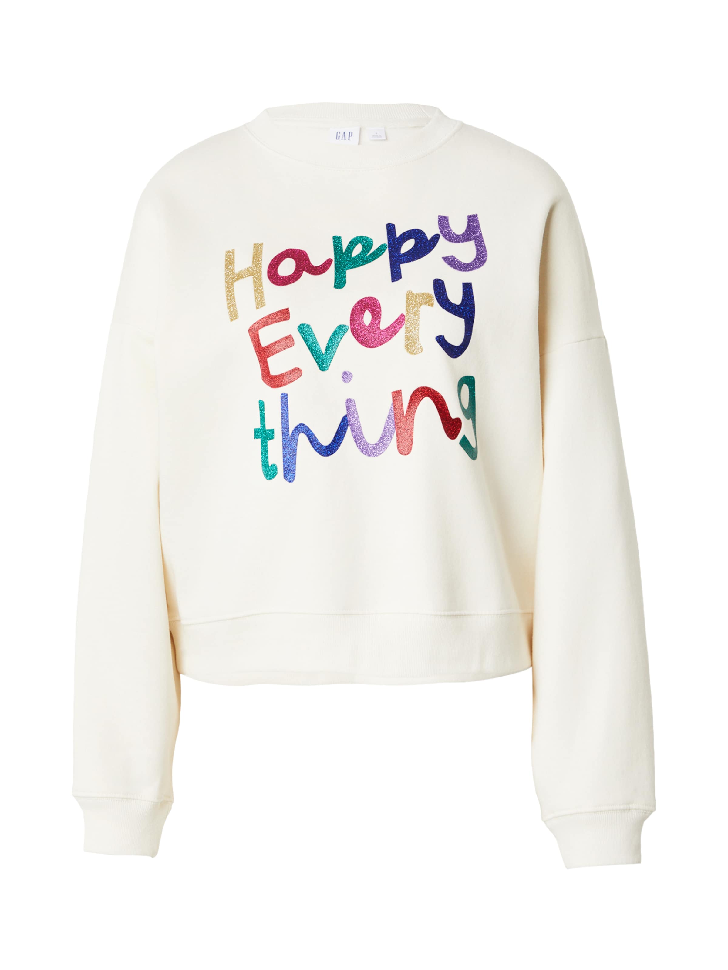 GAP Sweatshirt in Wit: voorkant