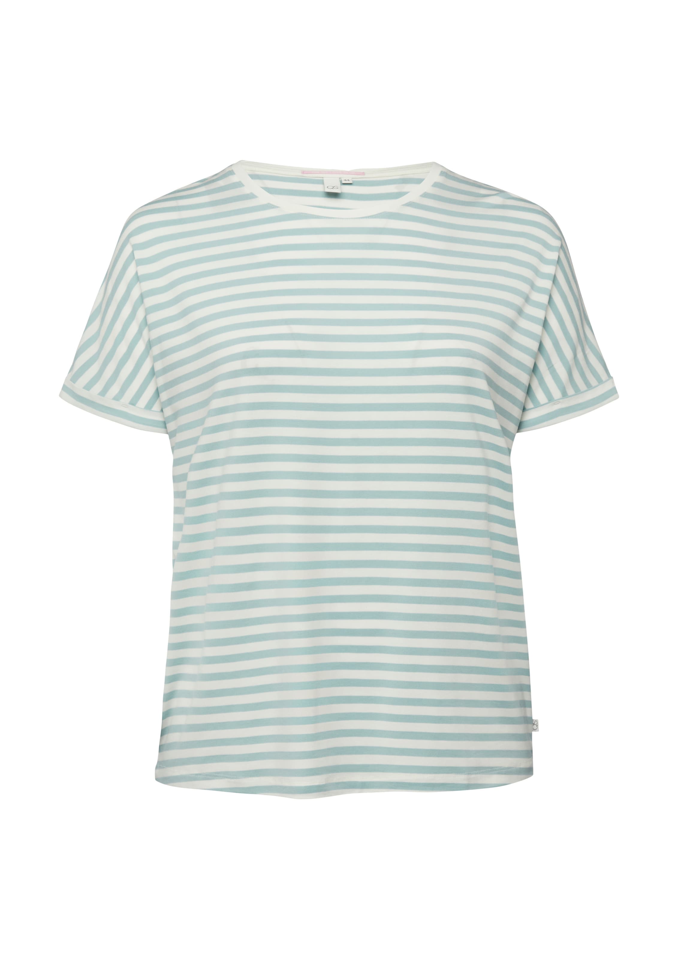 T-shirt QS en bleu : devant