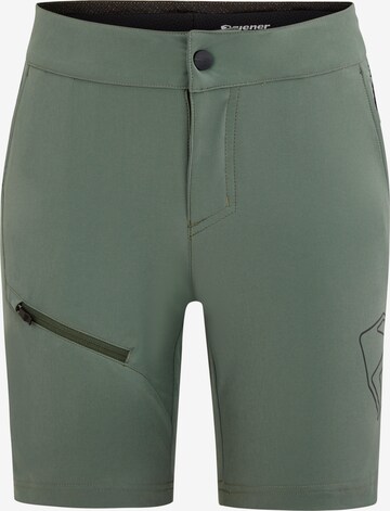 ZIENER Regular Workout Pants 'NATSU X-Function' in Green: front