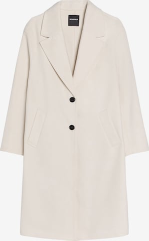 Bershka Mantel in Weiß: Vorderseite
