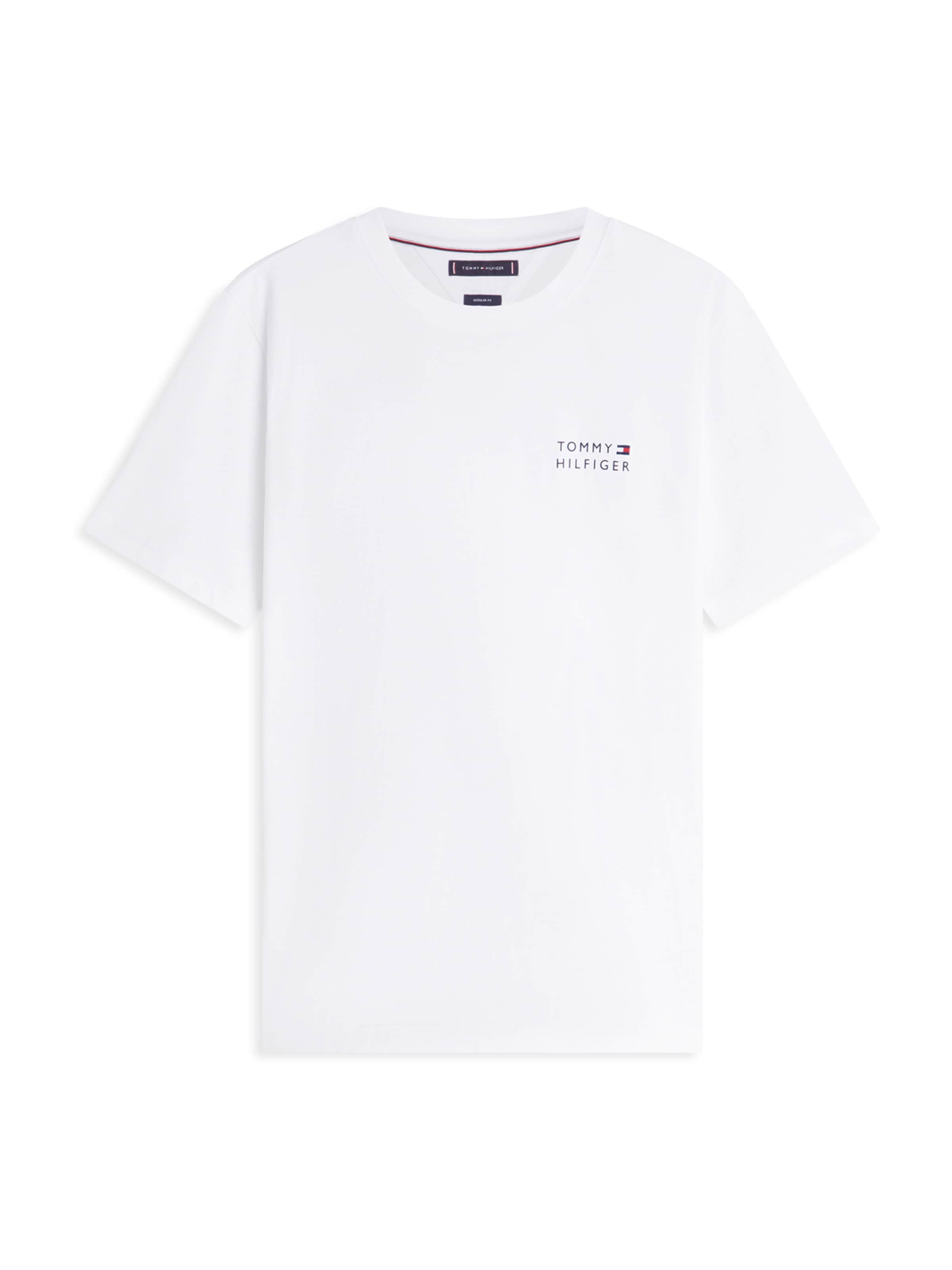 TOMMY HILFIGER Bluser & t-shirts 'BRAND LOVE' i hvid: forside