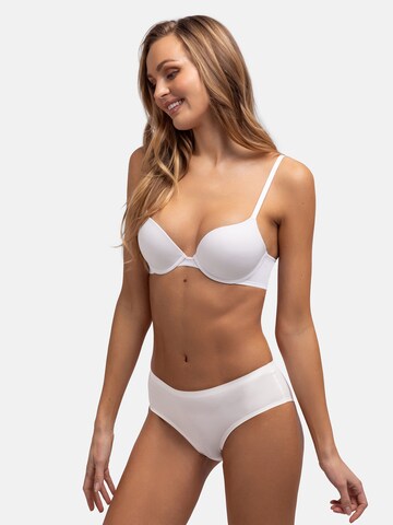 Push-up Reggiseno di Dorina in bianco: frontale