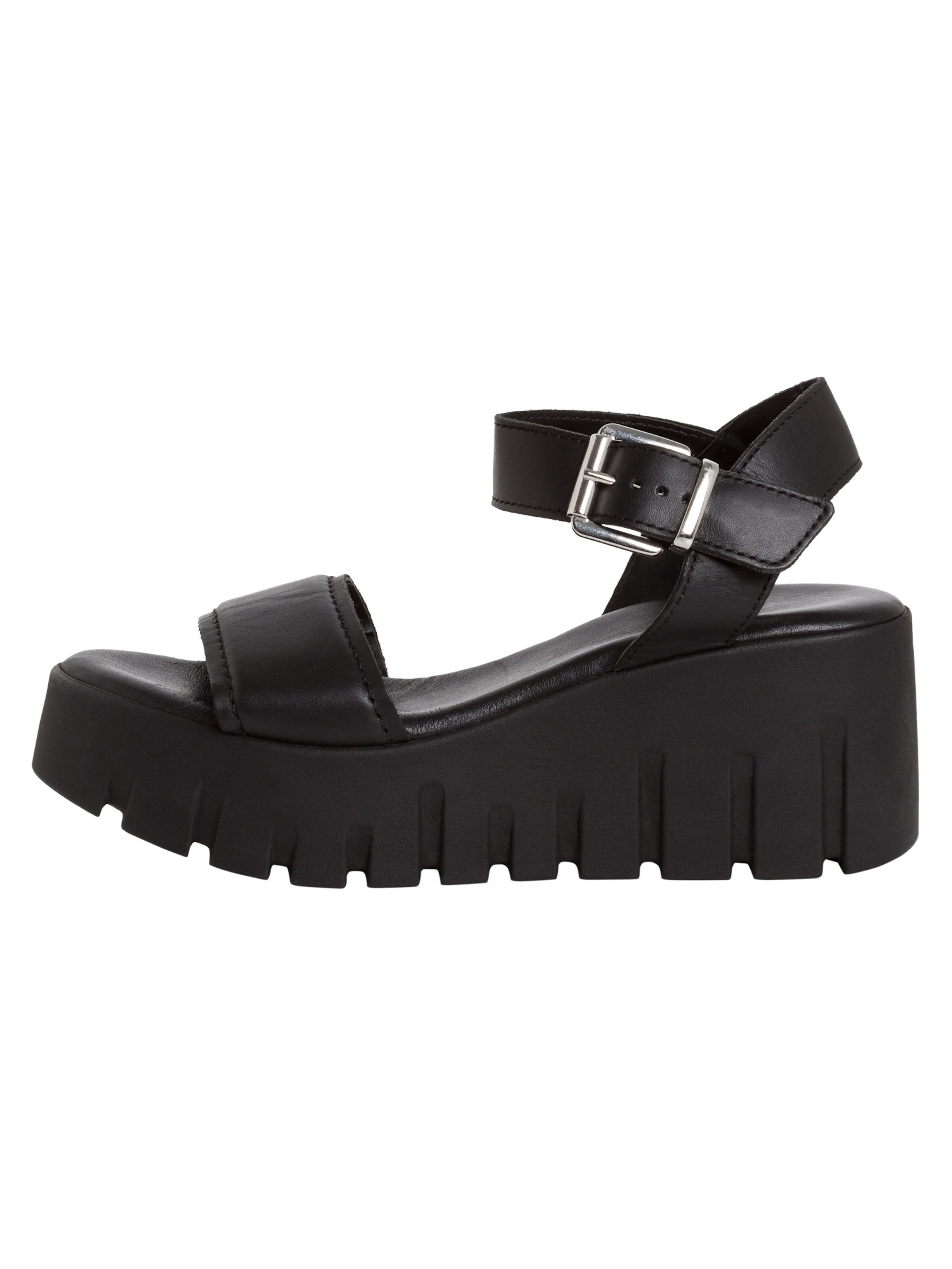 Sandales à lanières Tamaris en noir