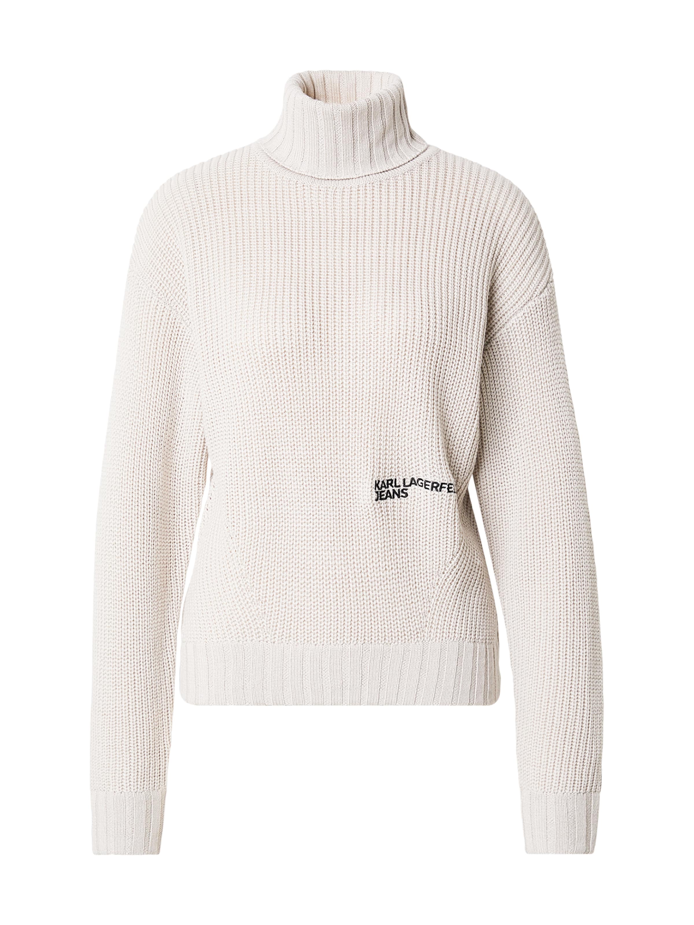 KARL LAGERFELD JEANS Pulover | siva barva: sprednja stran