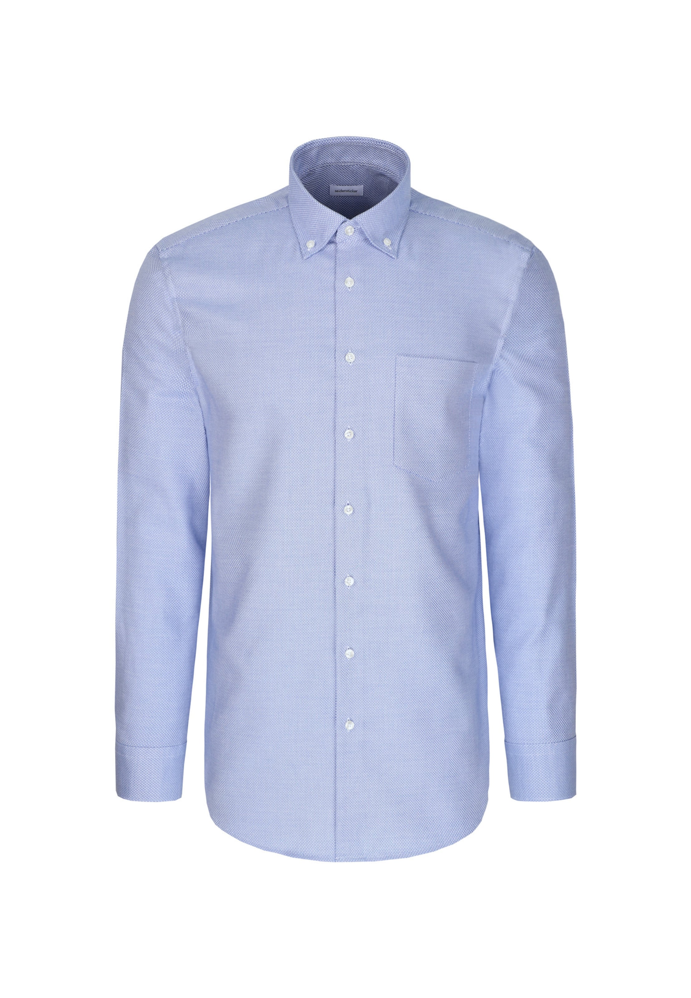 Coupe regular Chemise SEIDENSTICKER en bleu : devant