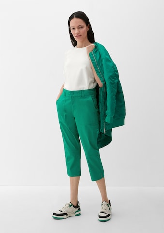 Coupe slim Pantalon s.Oliver en vert