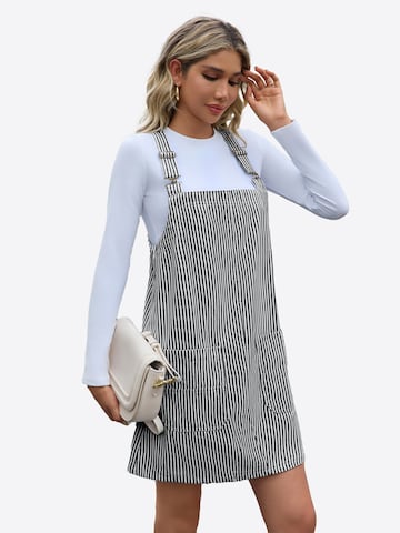 Imily Bela Dungaree skirt in Black