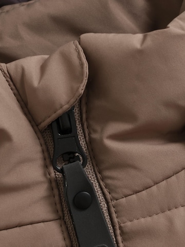 Giacca invernale ' COJacket Quilt ' di COLOR KIDS in marrone