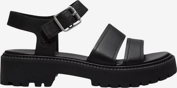 Sandales TIMBERLAND en noir : devant