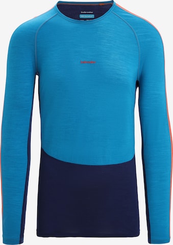 Base layer di ICEBREAKER in blu: frontale