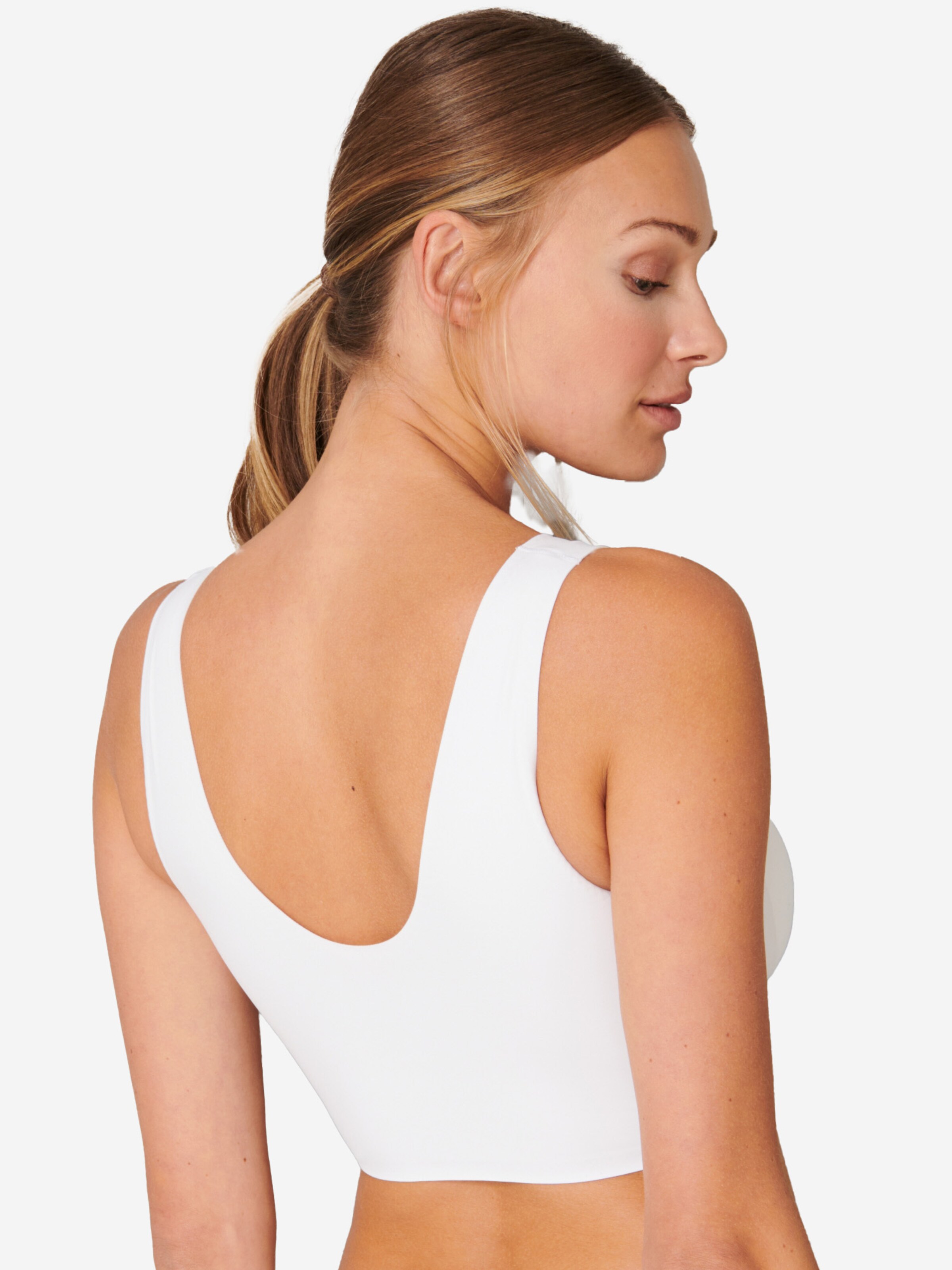 SCHIESSER Regular Bra ' Padded - Invisible Soft ' in White