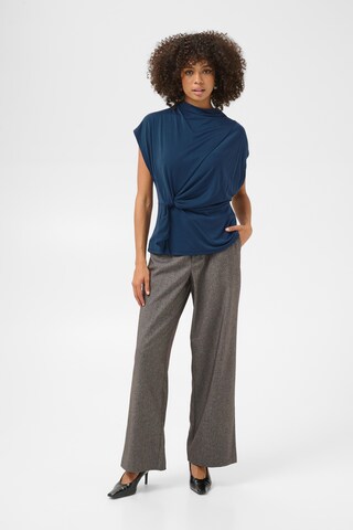 CULTURE - Blusa 'PHILLA' en azul